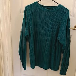 Vinrage teal knit sweater